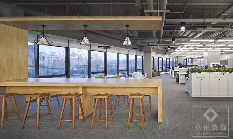 開放式辦公室設(shè)計(jì)效果圖